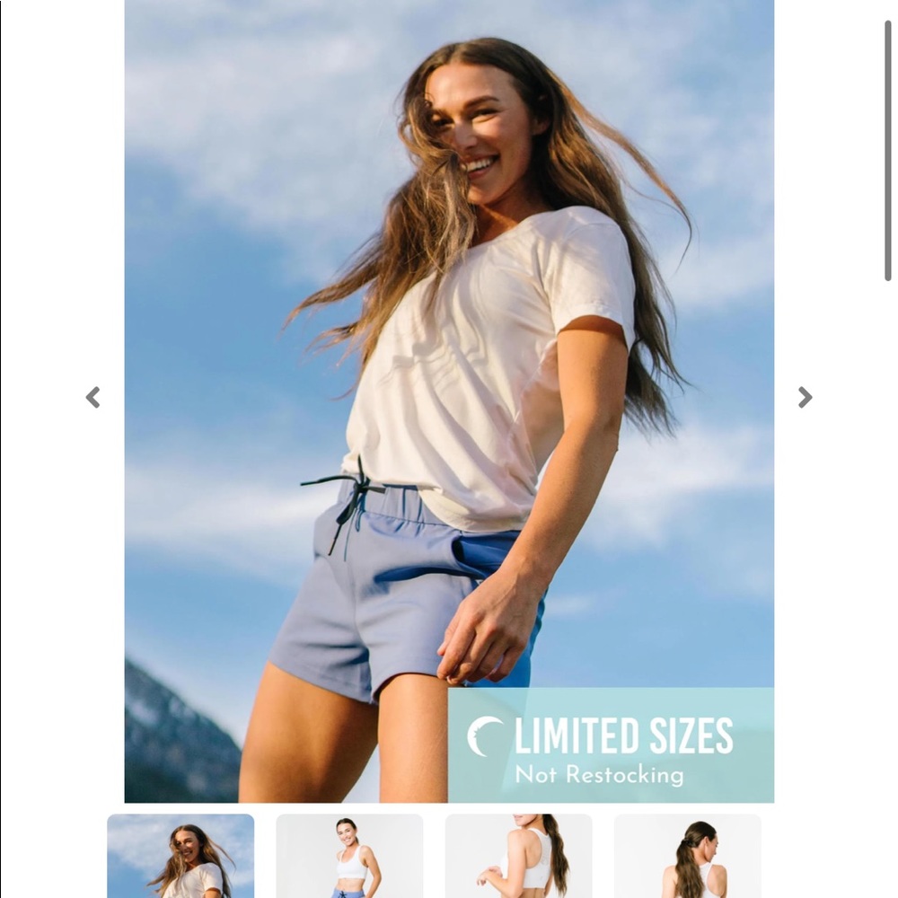 Zyia Sky Blue Club Shorts